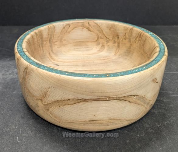 Ambrosia & Turquoise bowl by Andy Hageman